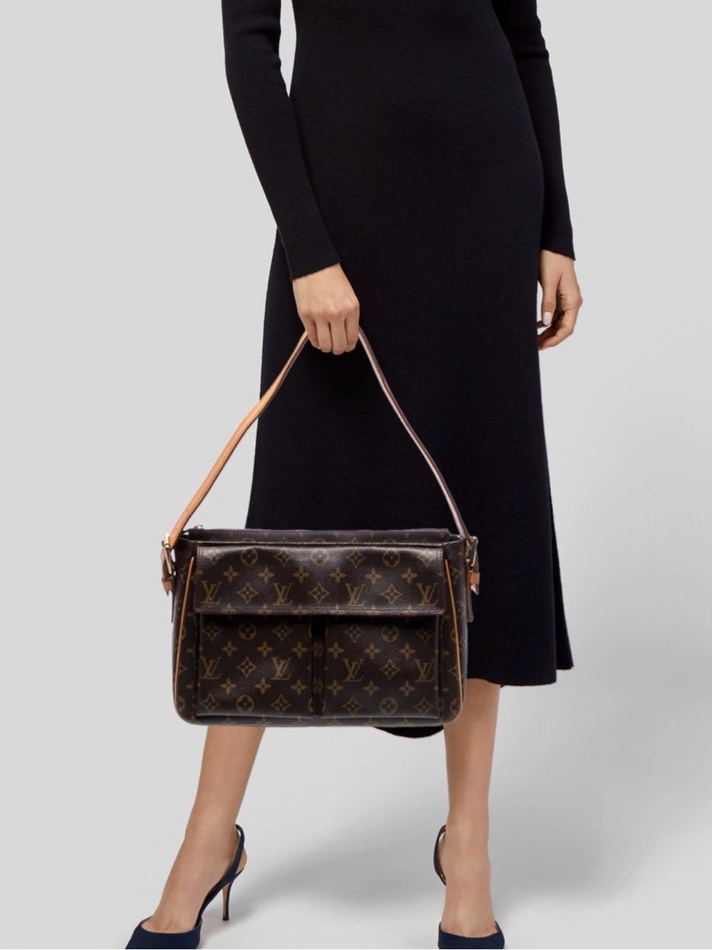Louis Vuitton Viva Cite GM Bag in Brown & Tan - Picture 2 of 7